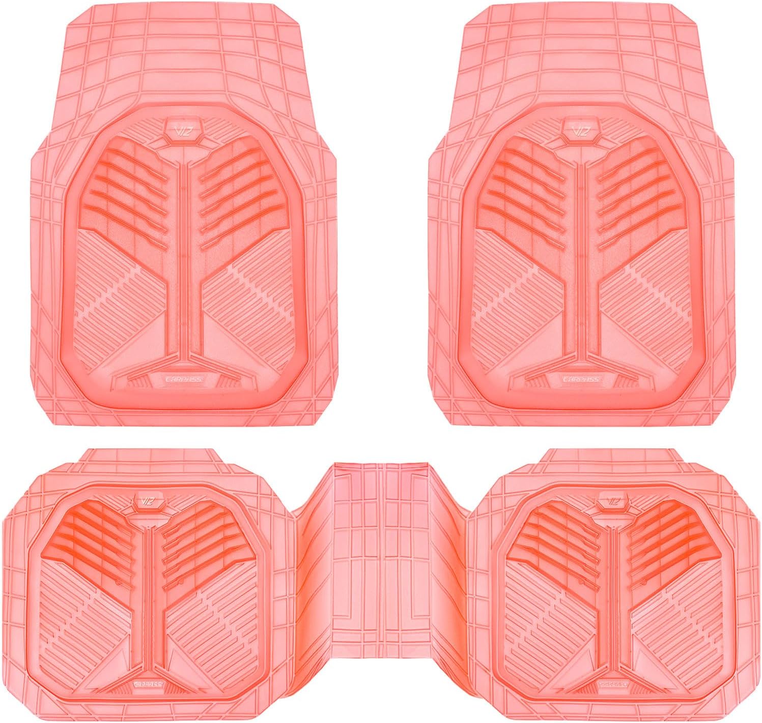 Universal Car Mat Set- Pink