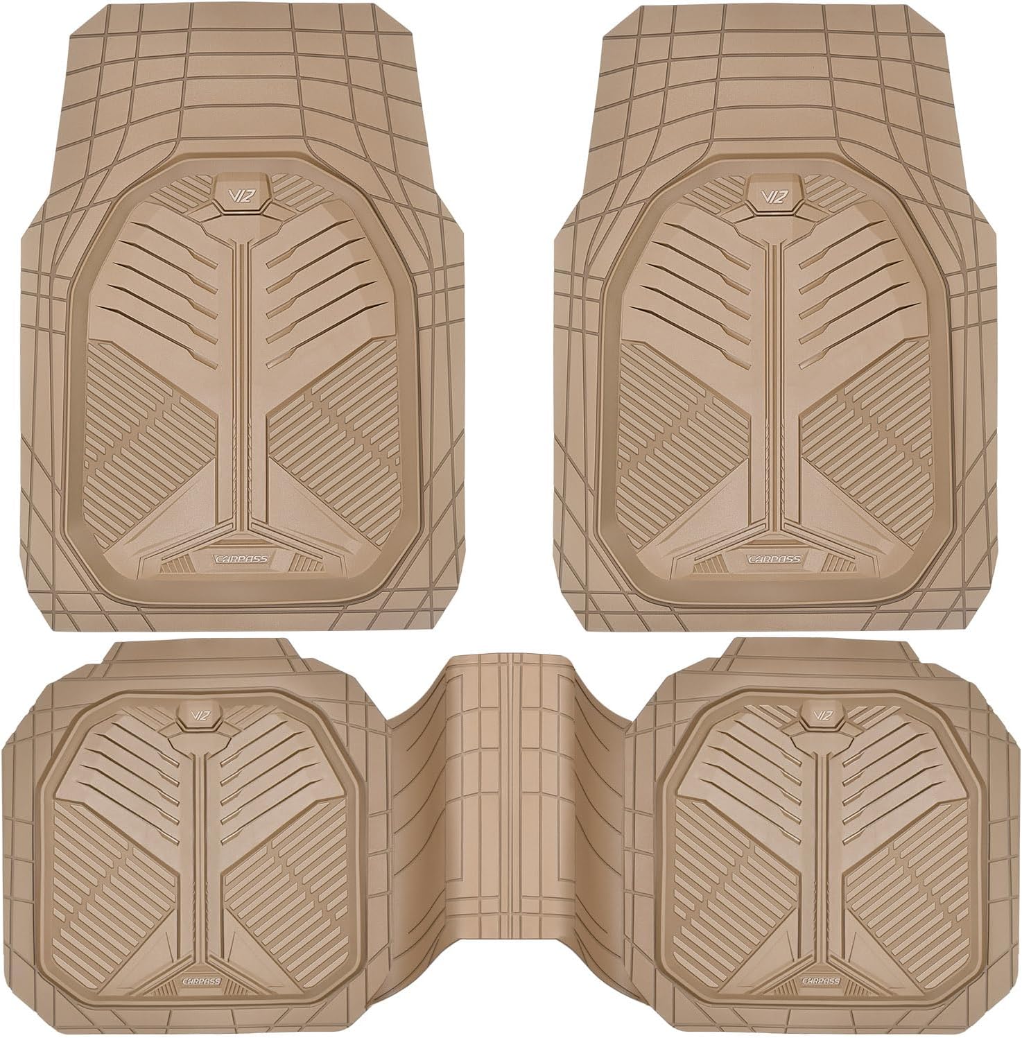 Universal Car Mat Set- Beige