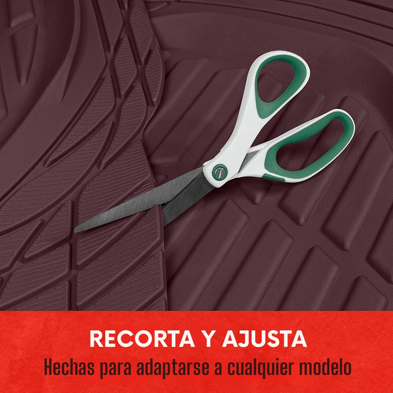 CarAdmire™ Alfombrillas Recortables – Ajuste Perfecto para Cualquier Auto