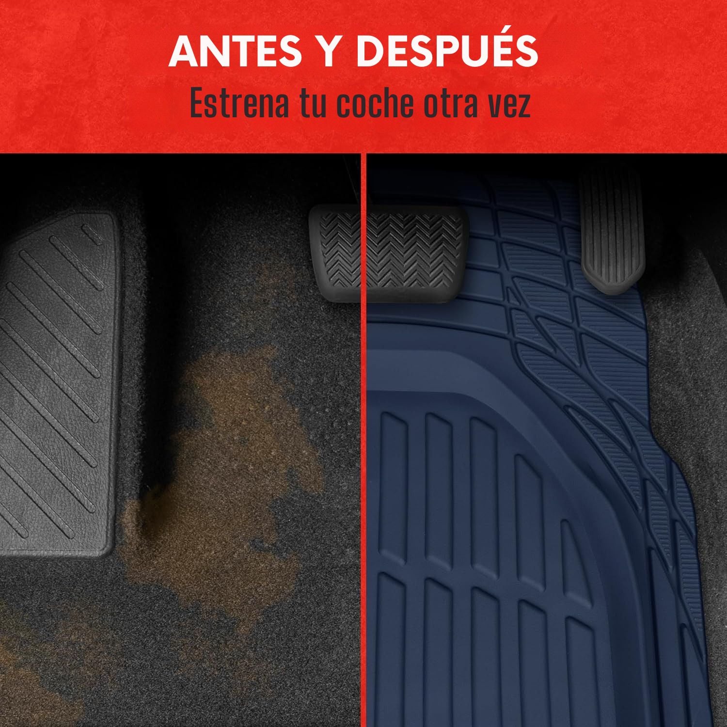 CarAdmire™ Alfombrillas Recortables – Ajuste Perfecto para Cualquier Auto