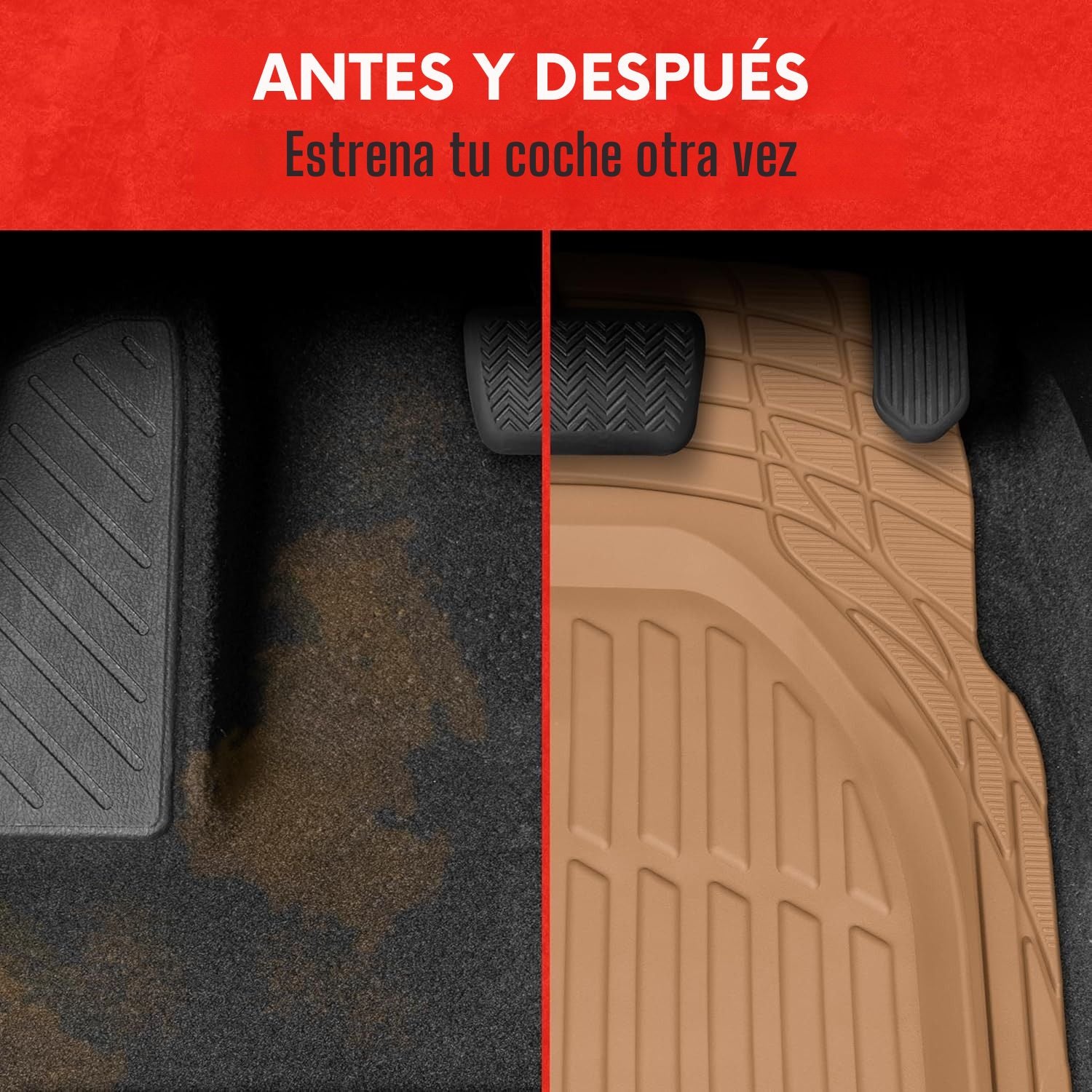 CarAdmire™ Alfombrillas Recortables – Ajuste Perfecto para Cualquier Auto