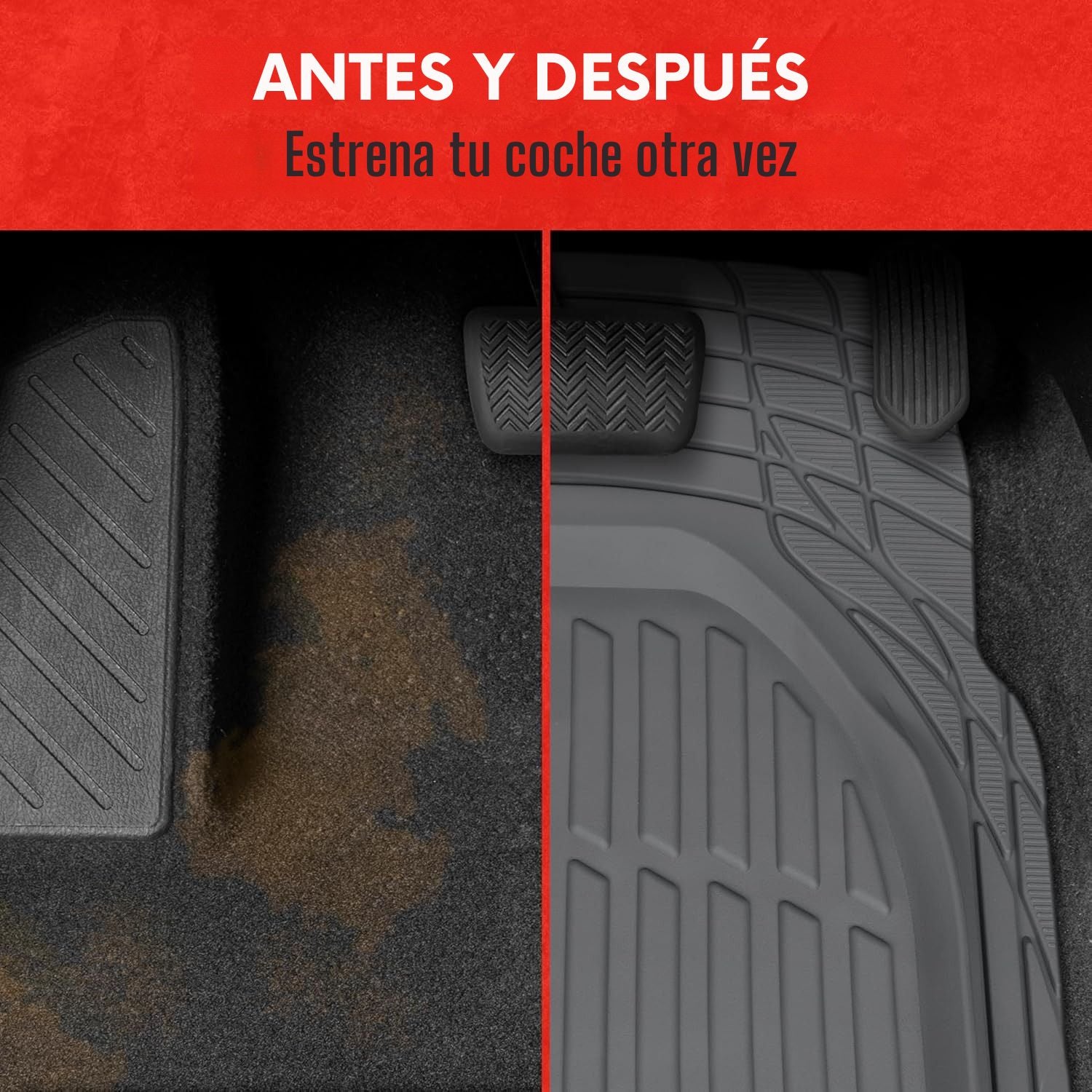 CarAdmire™ Alfombrillas Recortables – Ajuste Perfecto para Cualquier Auto