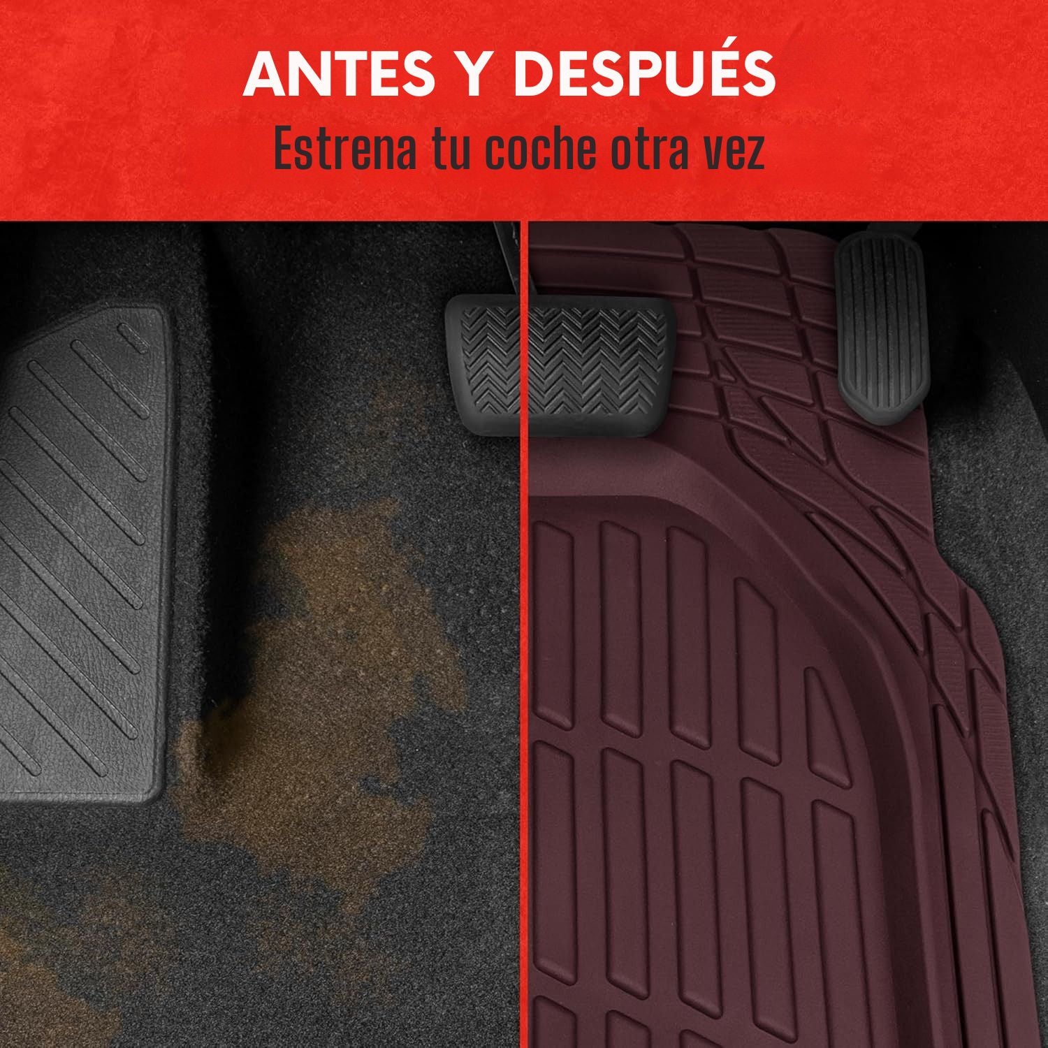 CarAdmire™ Alfombrillas Recortables – Ajuste Perfecto para Cualquier Auto