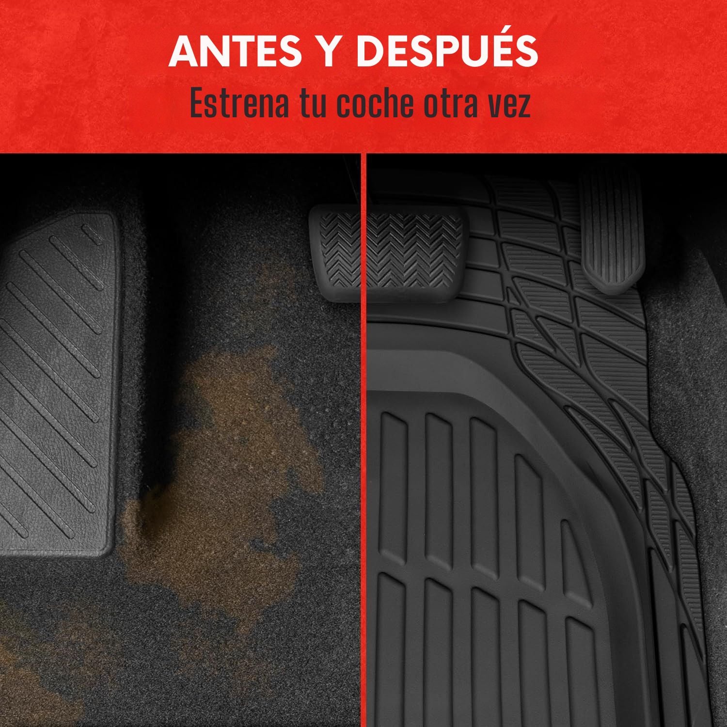 CarAdmire™ Alfombrillas Recortables – Ajuste Perfecto para Cualquier Auto